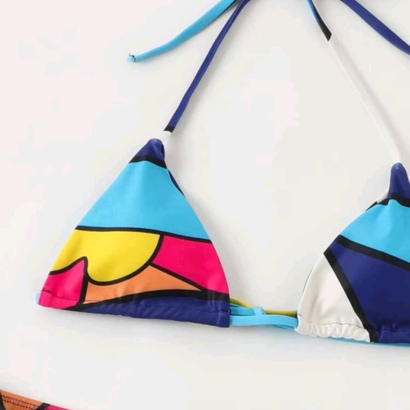 3pack Bikini Swimsuit & Beach Skirt - Picture 3 of 10